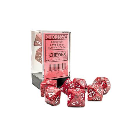 Speckled Lava Stone Polyhedral 7-Die Set