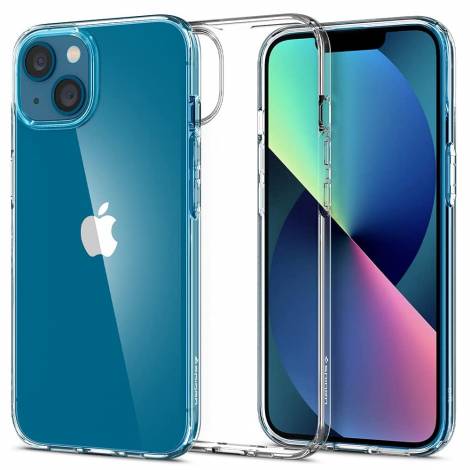 Spigen Liquid Crystal Case Θήκη προστασίας για iPhone 13 σε χρώμα Crystal Clear (ACS03515)
