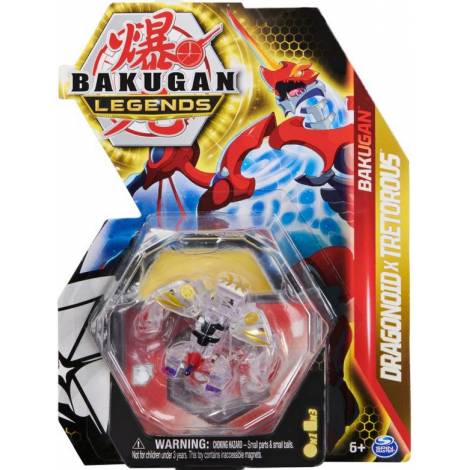 Spin Master Bakugan Legends: Dragonoid X Tretorous (Transparent) Core Ball (20140514) Φιγούρα δράσης