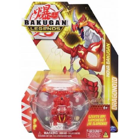 Spin Master Bakugan Legends: Nova Bakugan - Dragonoid (Red) (20139533) Φιγούρα δράσης