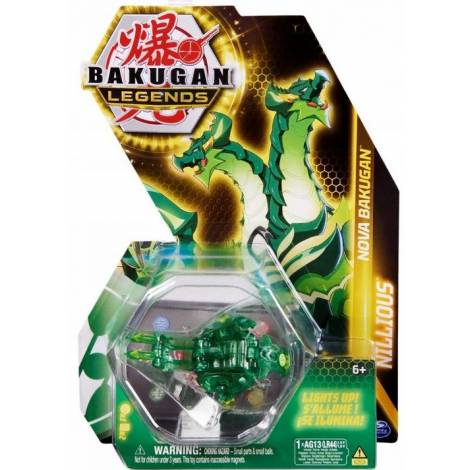 Spin Master Bakugan Legends: Nova Bakugan - Nillious (Green) (20139535) Φιγούρα δράσης
