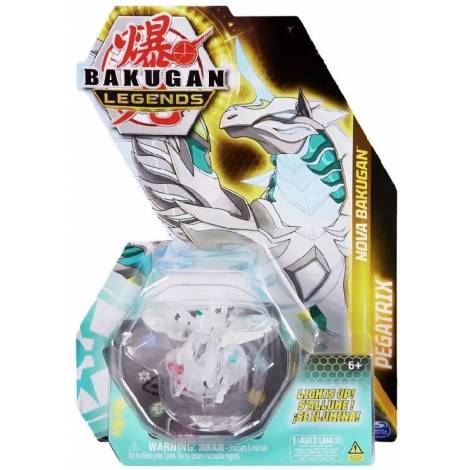 Spin Master Bakugan Legends: Nova Bakugan - Pegatrix (White Transparent) (20139537) Φιγούρα δράσης