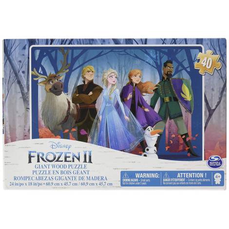 Spin Master Frozen 2 Giant Wood 24x18 Puzzle Shoe Box (6053000)