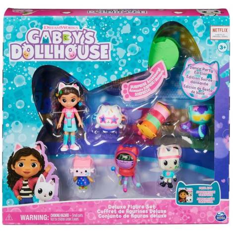 Spin Master Gabby's Dollhouse - Deluxe Figure Set Dance Party Edition (6064152)