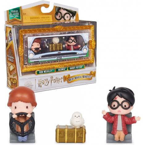 Spin Master Harry Potter: Micro Magical Moments - Ron Weasly/Hedwig/Harry Potter Mini Figures 3Pack (6068612)