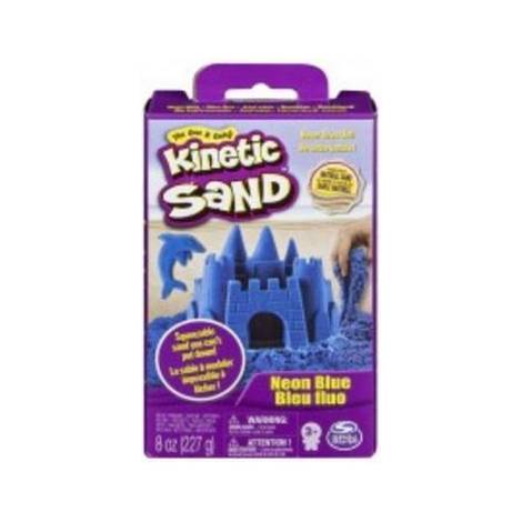 Spin Master Kinetic Sand - Neon Blue Basic Sand 8oz box (6033332BLUE)