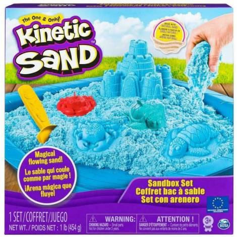 Spin Master Kinetic Sand: Sandbox Set - Blue (20143454)