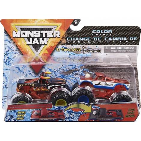 Spin Master Monster: Color Change Vehicles - El Toro Loco  Cyclops (1:64) (20124307)