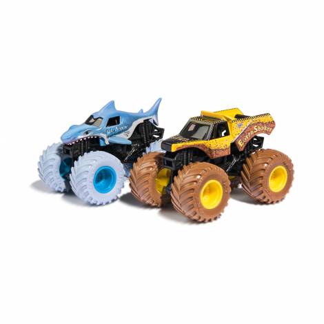 Spin Master Monster Jam: Earth Shaker vs Megalodon - 2 Pack Vehicle (20150277)