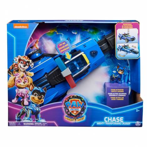 Spin Master Paw Patrol: The Mighty Movie - Chase Mighty Transforming Cruiser (6067497)