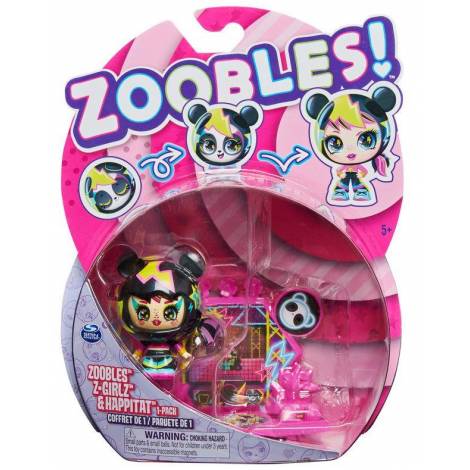 Spin Master Zoobles!: Z-Girlz  Happitat - Panda Girl Figure (1-Pack) (20134947)