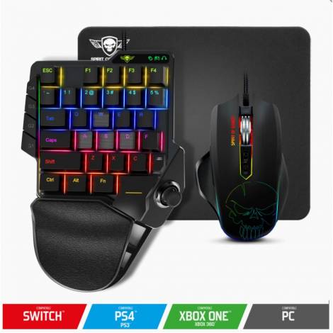 Spirit of Gamer Pack 3 in 1: XPERT G900 Keyboard, Mouse, Mouse Pad (SOG-XG900)