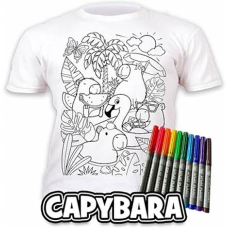 Splat Planet Πλενόμενο T-Shirt Ζωγραφικής