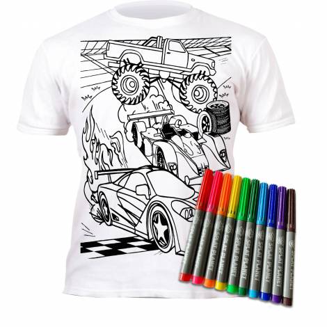 Splat Planet Πλενόμενο T-Shirt Ζωγραφικής