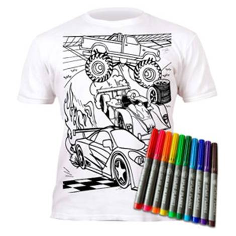 Splat Planet Πλενόμενο T-Shirt Ζωγραφικής
