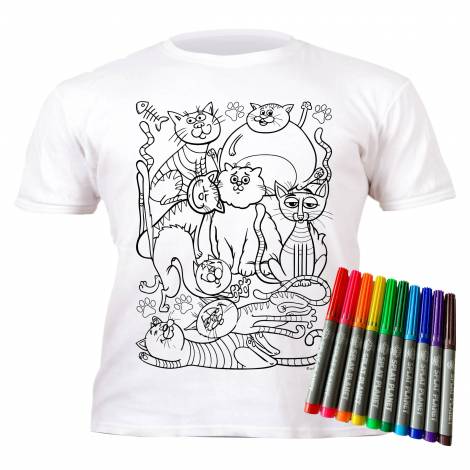 Splat Planet Πλενόμενο T-Shirt Ζωγραφικής