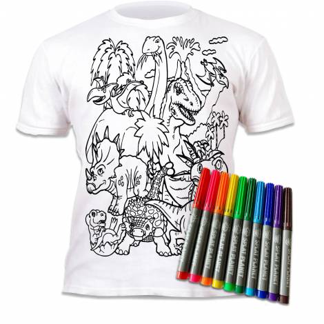 Splat Planet Πλενόμενο T-Shirt Ζωγραφικής