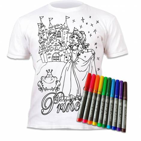 Splat Planet Πλενόμενο T-Shirt Ζωγραφικής