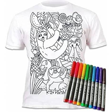 Splat Planet Πλενόμενο T-Shirt Ζωγραφικής