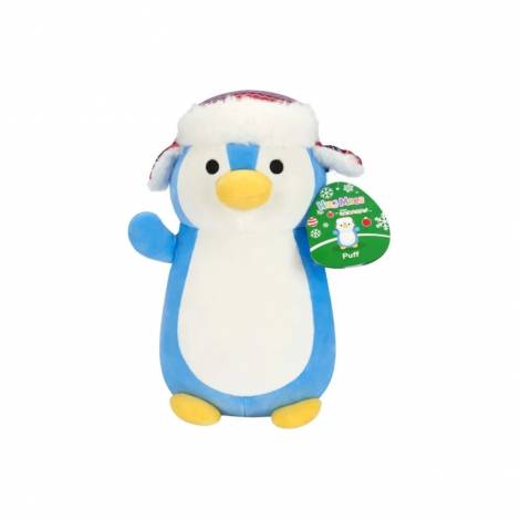 Squishmallows Hugmees Xmas - Λούτρινα Wave 2 25Εκ - Μπλε Πιγκουίνος Puff The Penguin