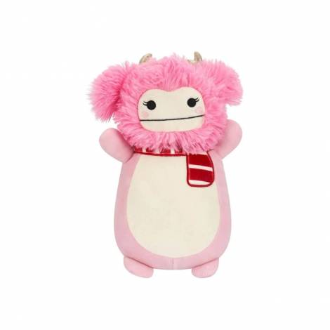 Squishmallows Hugmees Xmas - Soft Toy Wave 2 (5 Designs) 25Cm - Brina The Pink Bigfoot
