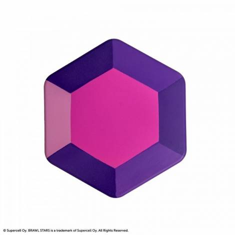 Squishy BRAWL STARS Purple Gem 11x12.4x2.5 cm