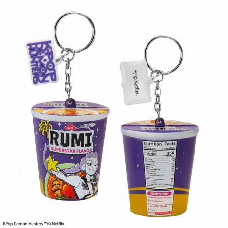 Squishy Μπρελόκ K-POP DEMON HUNTERS Noodle Cup Rumi Superstar Flavor