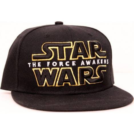STAR WARS VII - THE FORCE AWAKENS LOGO BLACK SNAP BACK CAP