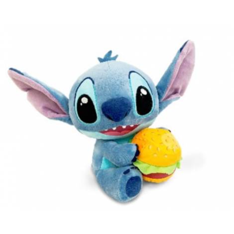 STITCH with Burger - Plush 25cm