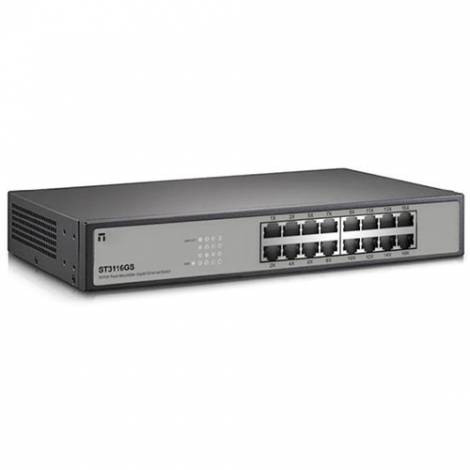STONET 16 PORT GIGABIT ETHERNET RACKMOUNT SWITCH 10/100/1000Mbps