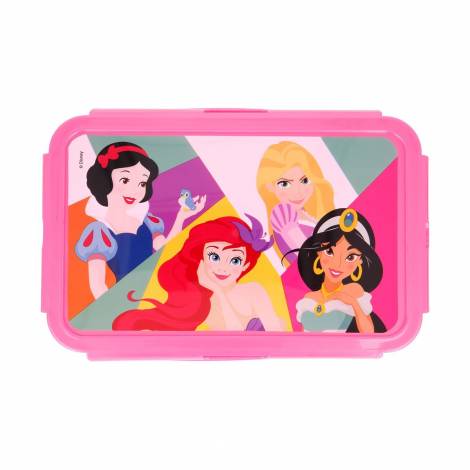 Stor: Disney Princess - Rectangular Food Container With Removable Compartments (1190ml) (51245)