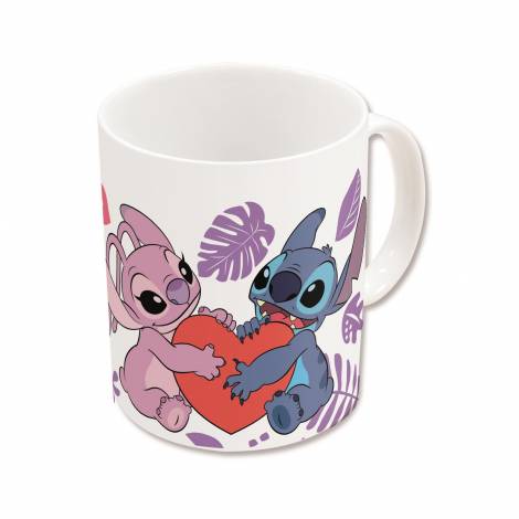 Stor Disney: Stitch & Angel with Heart - Young Adult Ceramic Mug In Gift Box (325ml) (93488)