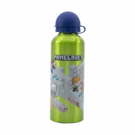 Stor: Minecraft - Isometric High Aluminium Bottle (530ml) (40460)