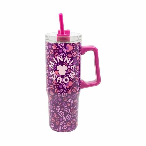 Stor: Minnie Mouse - Cherrylicious Insulated Stainless Steel Xl Cool Mug (920ml) (31443)
