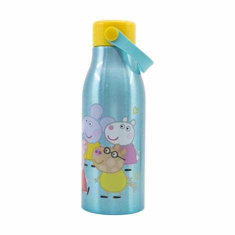 Stor: Peppa Pig Core 2022 - Flexi Handle Aluminium Bottle (760ml) (13961)