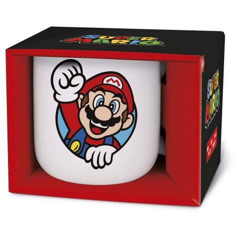 Stor Super Mario Ceramic Breakfast Mug in Gift Box (400ml)