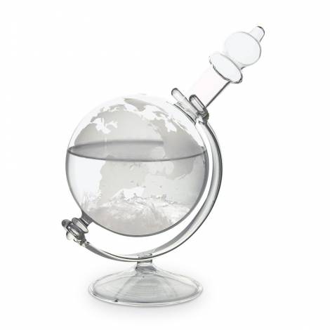 Storm Glass Globe – Διακοσμητικό Βαρόμετρο σε Σχήμα Υδρογείου 19 cm