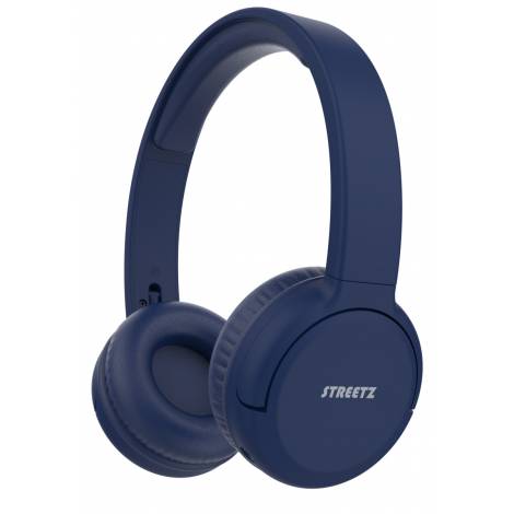STREETZ Ακουστικά Κεφαλής Αναδιπλούμενα Bluetooth, 3.5 mm Μπλε BT210-BLU
