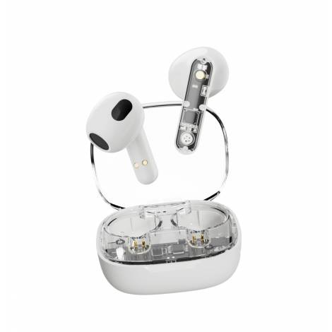 STREETZ True Wireless ακουστικά Λευκά T150-WHT