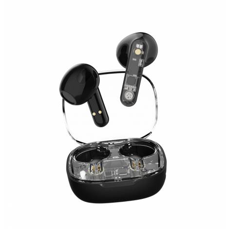 STREETZ True Wireless ακουστικά Μαύρα T150-BLK