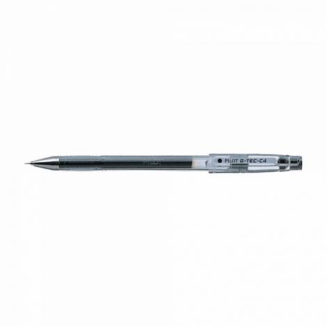 Στυλό Gel 0.4mm PILOT G-TEC-C4 Extra Fine Μαύρο, σε Κουτί 12τμχ