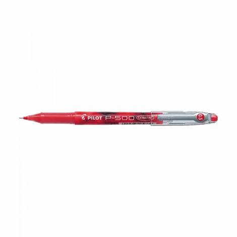 Στυλό Gel 0.5mm PILOT P-500 Κόκκινο, σε Κουτί 12τμχ