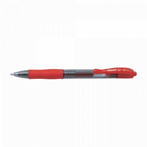 Στυλό Gel Μπίλιας 1.0mm PILOT G-2 Κόκκινο, σε Κουτί 12τμχ