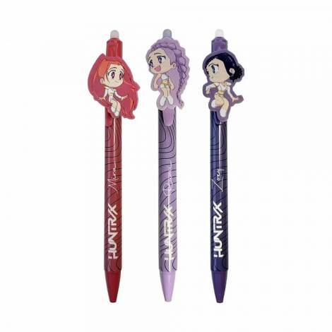 Στυλό Gel Pen που σβήνουν K-POP DEMON HUNTERS - Συσκευασία 3 τεμ.