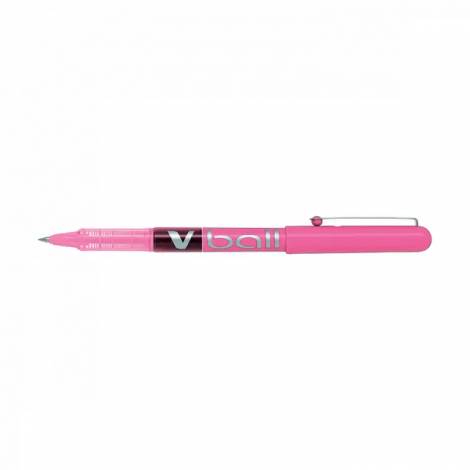 Στυλό Μπίλιας 0.5mm Fine PILOT V-BALL Ροζ, σε Κουτί 12τμχ