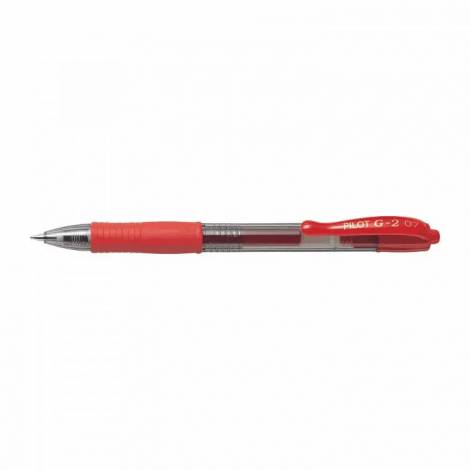 Στυλό Μπίλιας 0.7mm PILOT G-2 Κόκκινο, σε Κουτί 12τμχ