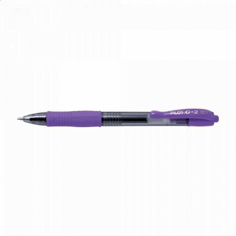 Στυλό Μπίλιας 0.7mm PILOT G-2 Μοβ, σε Κουτί 12τμχ