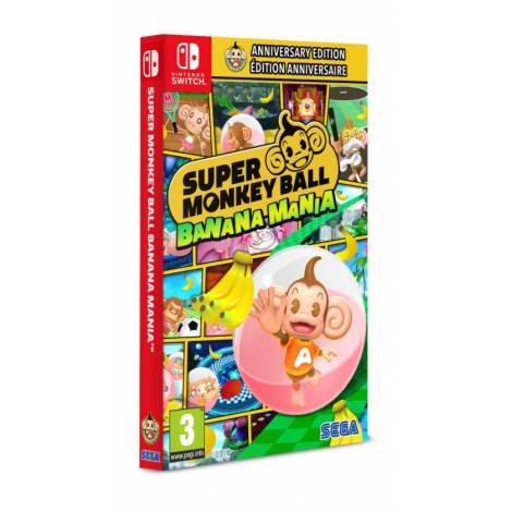 Super Monkey Ball: Banana Mania (Launch / Anniversary Edition) (με pre-order bonus) (Nintendo Switch)