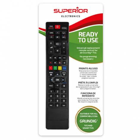 SUPERIOR REPLACEMENT REMOTE CONTROL FOR GRUNDIG SMART