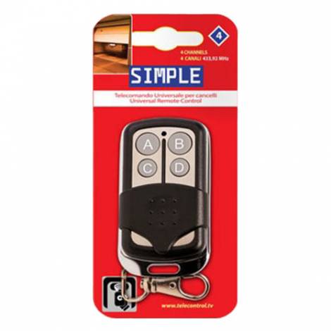 SUPERIOR RF REMOTE CONTROL SIMPLE 4 (RF 433,92 MHZ)